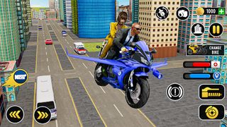Flying Bike Game Motorcycle 3D - Screenshot 3