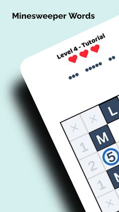 Minesweeper Words Cross Puzzle - Screenshot 1