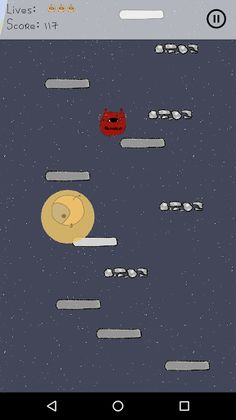 Doodle Jump Space - Screenshot 1