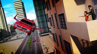 US Flying Car Driving Simulato - Screenshot 2