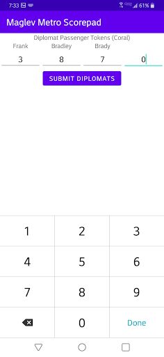 Maglev Metro Scorepad - Screenshot 3