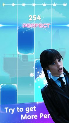 Wednesday Addams Tiles piano - Screenshot 1