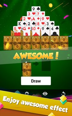 Pyramid Solitaire - Card Games - Screenshot 1