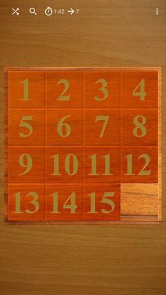 Fifteen Puzzle - Screenshot 2