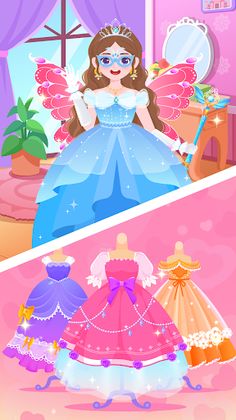 DuDu Princess dress up game - Screenshot 2