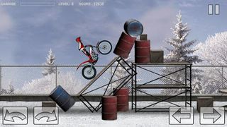 Bike Trial Snow Ride - Screenshot 2