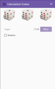 Calculation Cubes - free - Screenshot 1