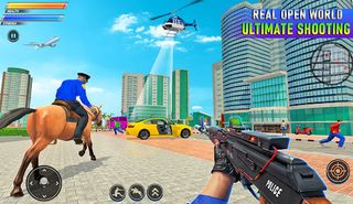 US Police Horse Crime Shooting - Screenshot 1