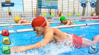 Aqua swimming pool racing 3D - Screenshot 2