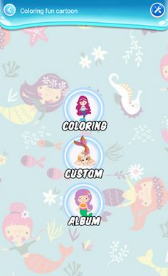 Coloring Beautiful Mermaid - Screenshot 4