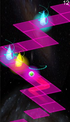 Stair Down Galaxy - Screenshot 2