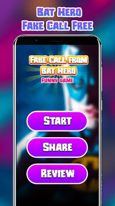 Bat Hero Prank Call Simulator - Screenshot 1