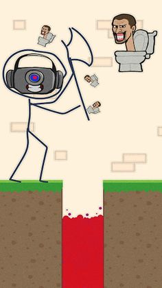 Skibydi Toilet : Draw to save - Screenshot 4