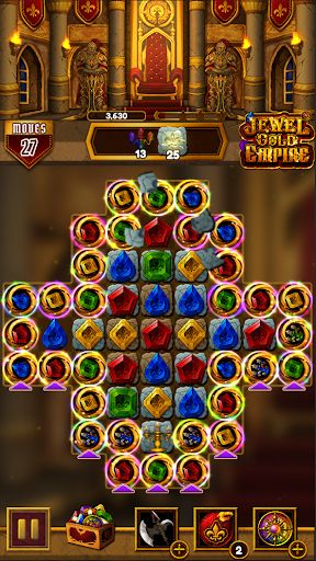 Jewel Gold Empire : Match 3 - Screenshot 3