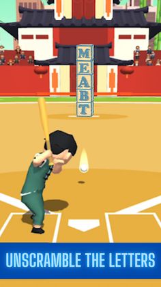 Baseball Letter Strike Homerun - Screenshot 1