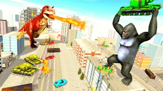 Gorilla Rampage City Attack 3D - Screenshot 2