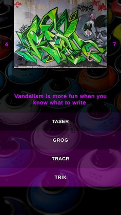 Wildstyle Graffiti Paint Quiz - Screenshot 2