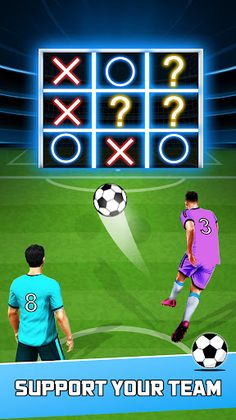 Tic Tac Toe- XOXO Football 3D - Screenshot 3