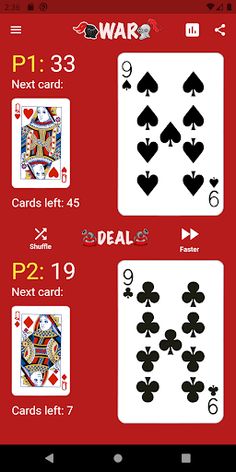 War: Card Game - Screenshot 1