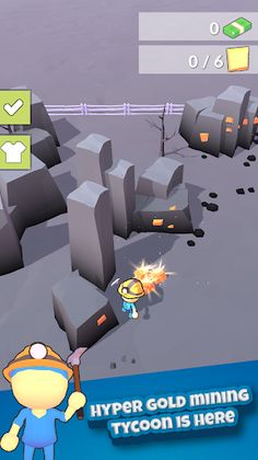 Hyper Gold Miner 3D - Screenshot 1