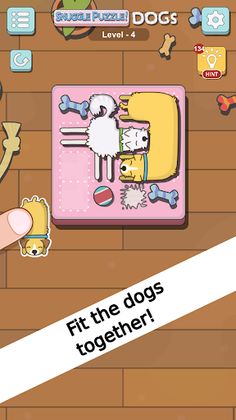 Snuggle Puzzle Dog Puzzles - Screenshot 1