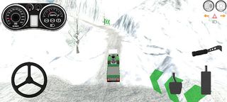 Tractor Driver Snowy Roads - Screenshot 1