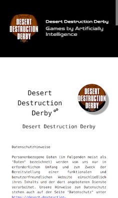 Desert Destruction Derby - Screenshot 1