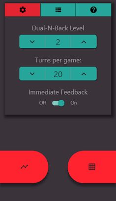 Memo - Dual-N-Back Memory Trai - Screenshot 2