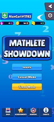 Mathlete Showdown - Screenshot 1