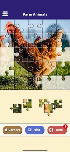 Farm Animals Jigsaw Puzzle - Screenshot 3
