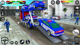 SUV Police Car Truck Transport - Screenshot 1