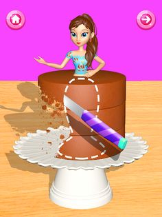 Cake DIY Baking Food Games - Screenshot 1