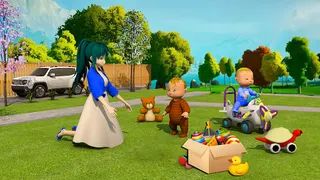 Anime Pregnant Mother Sim 3D - Screenshot 1