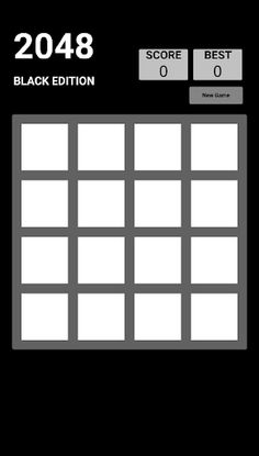 2048 BLACK EDITION - Screenshot 1