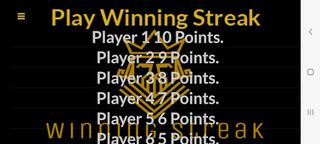 Winning Streak: High Low Cards - Screenshot 1
