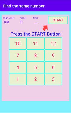 Find the same number - Screenshot 1