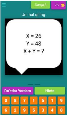 O'zbekcha matematika testi - Screenshot 4