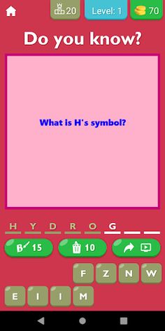 Periodic Table Challenge - Screenshot 1