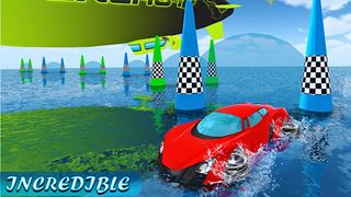 Water Car Stunt 3d - Screenshot 3