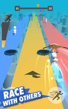 Funny Run Race 3D - Screenshot 1