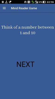 Mind Reader Game - Screenshot 1