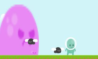 alien, flies and blobs - Screenshot 1
