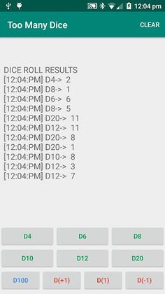 Balanced Dice Roller - Screenshot 1