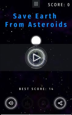 Save Earth From Asteroids - Screenshot 1