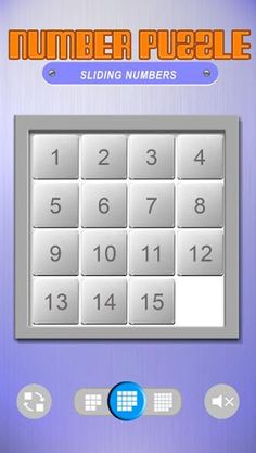 Puzzle - Sliding Numbers - Screenshot 3