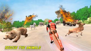 Flying Superhero Animal Rescue - Screenshot 1