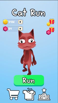 Cat Runner - Endless Runner - Screenshot 1