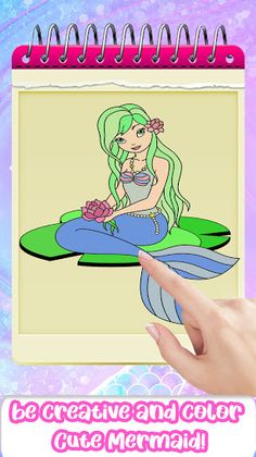 Mermaid Coloring Book for Girl - Screenshot 3