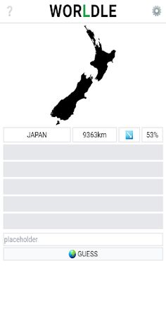 Guess the Country - Worldle - Screenshot 2