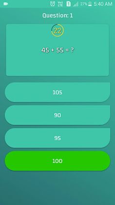 Math Quiz Game - Screenshot 3